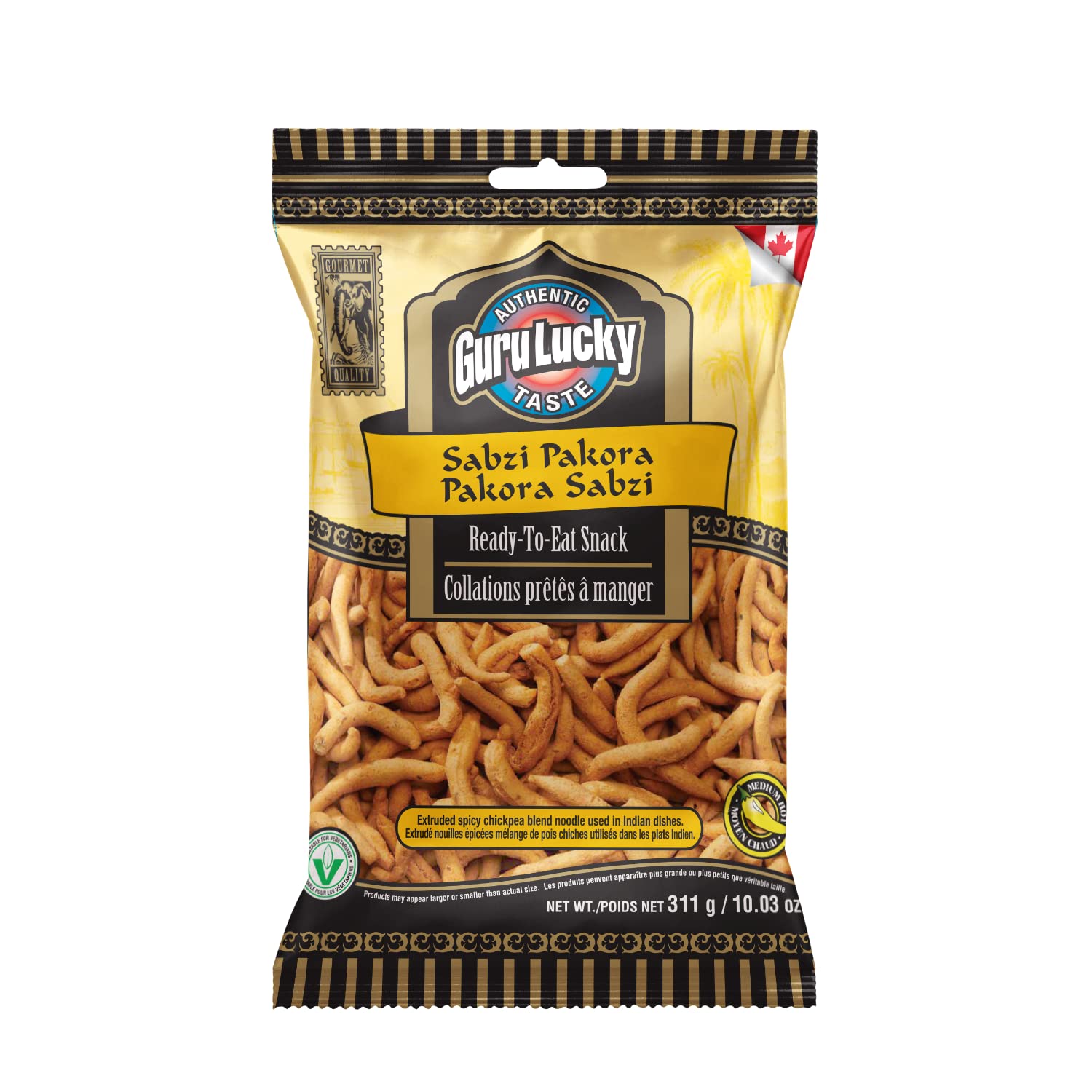 GURULUCKY SABZI PAKORA, 311g (Pack of 15) Freshly Made | PAKODIYA